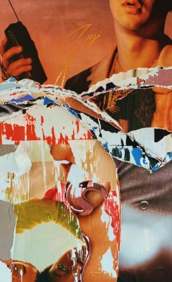 wrap ballerina top displayed on mannequin showing crossover design and elegant silhouette