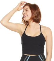 Spacedye Slim Racerback Cropped Tank