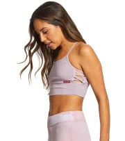 X Side Middy Yoga Sports Bra