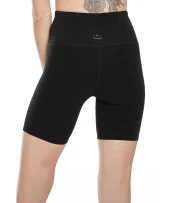 Spacedye High Waisted Biker Yoga Shorts