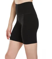Spacedye High Waisted Biker Yoga Shorts