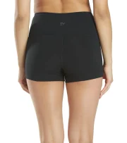 Uphold Solid High Waisted Hot Yoga shorts 1"