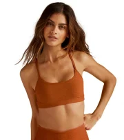 Spacedye Slim Racerback Yoga Sports Bra