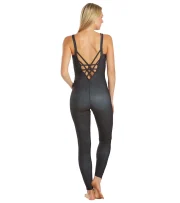 Radiant Tribe Strappy Back Long Leotard 28"
