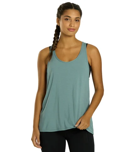 Motion Solid Racer Back Layering Tank