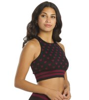 High Neck Jacquard Bra