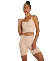 Seamless Ruffle Biker