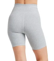 Ribbed V-Waist Biker Short