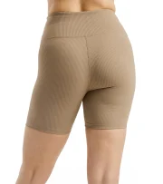 Ribbed High High Biker Short