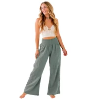 Lotus and Luna Wide Leg Cotton Pants