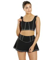 Sporti x Emma Weyant Caviar Ava Cropped Corset Tank