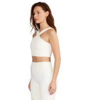 Cream Yoga Leah Cross Neck Bra