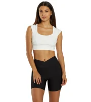 V-Waist Biker Shorts