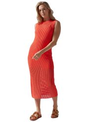 Retreat Sleeveless Open Knit Dress