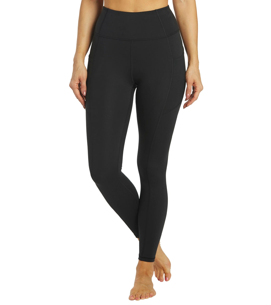 brassiere pilates leggings with side pockets