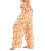 Lotus and Luna San Clemente Wide Leg Drawstring Pants