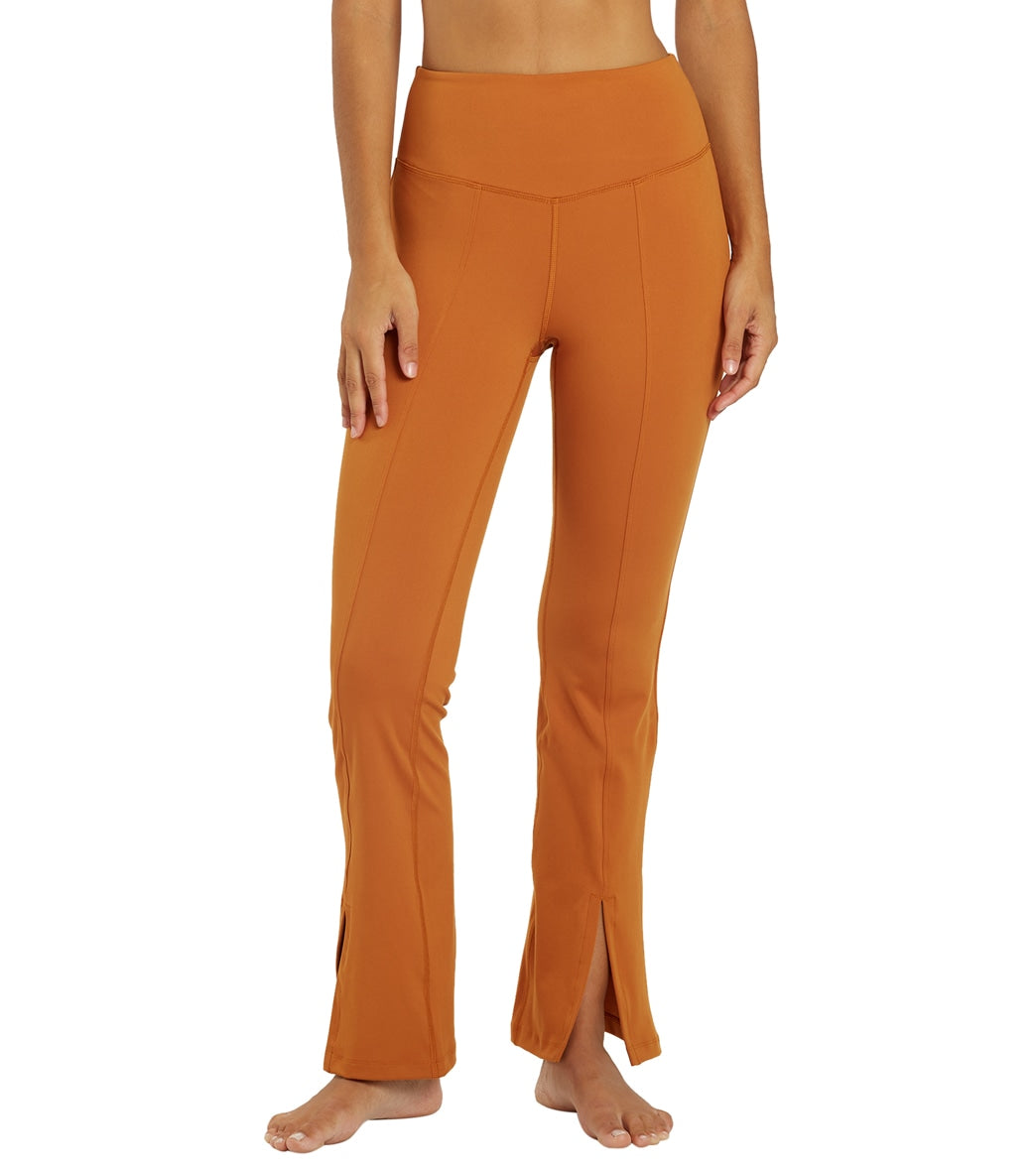 running bare flare leggings studio stretch