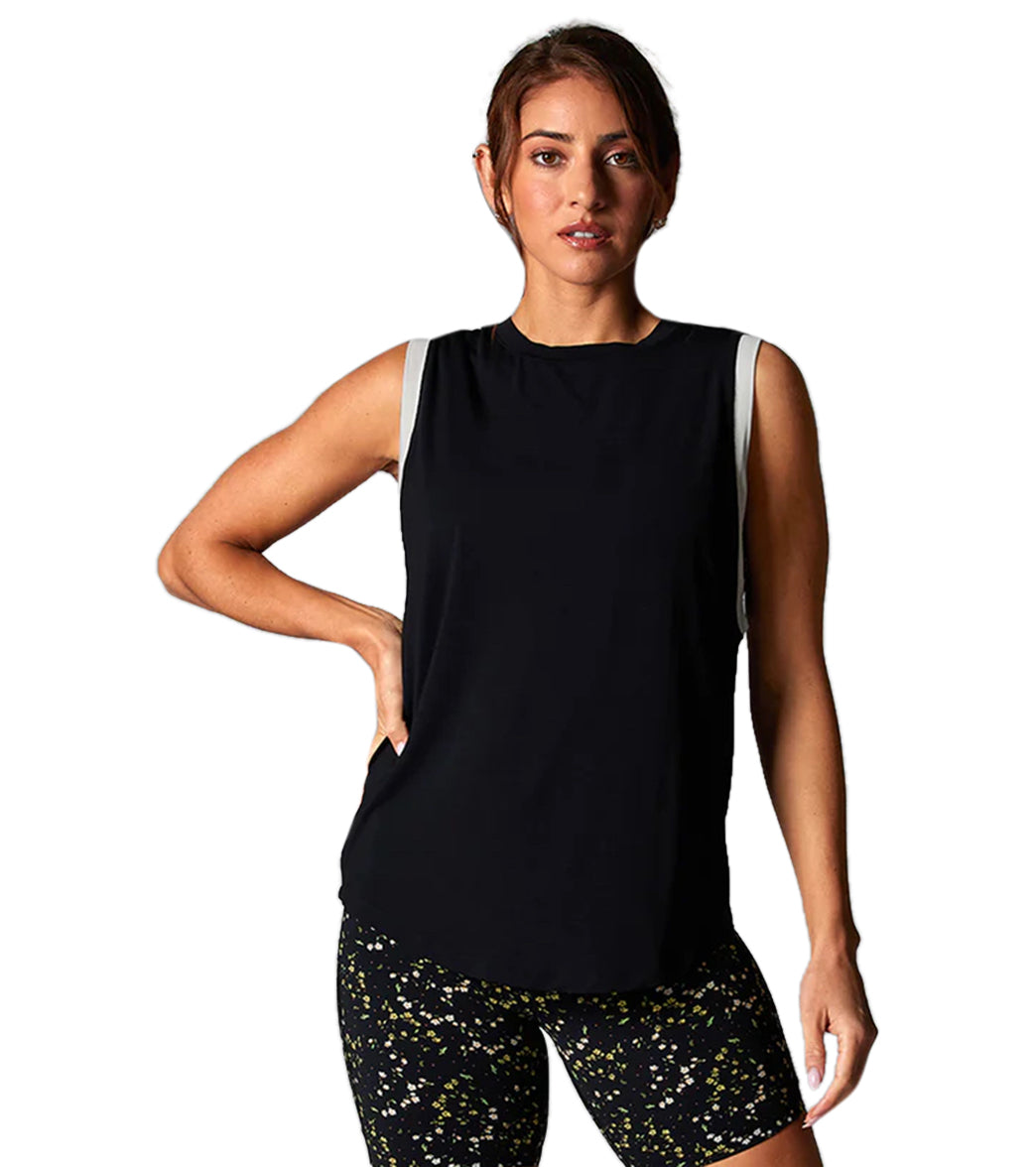 best back workout High Neck Muscle Tank